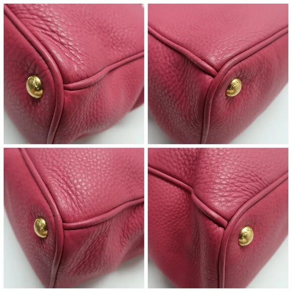 PRADA Galleria Pink Leather Satchel 633-041725 - Picture 5 of 12